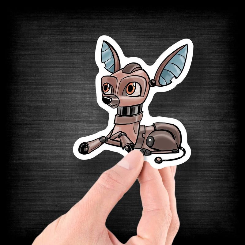 Chihuahua Dog Robot - Vinyl Sticker - Dan Pearce Sticker Shop