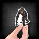 Chimpanzee Robot - Vinyl Sticker - Dan Pearce Sticker Shop