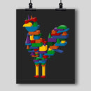 "Cock Block" Art Print - Dan Pearce Sticker Shop