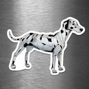 Dalmatian Robot - Vinyl Sticker - Dan Pearce Sticker Shop