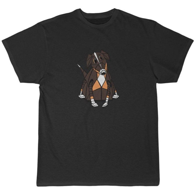 Doggy Adorable Robot Premium Black T-Shirt - Dan Pearce Sticker Shop