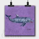 Dolphin Robot Fine Art Print Created - Dan Pearce Sticker Shop