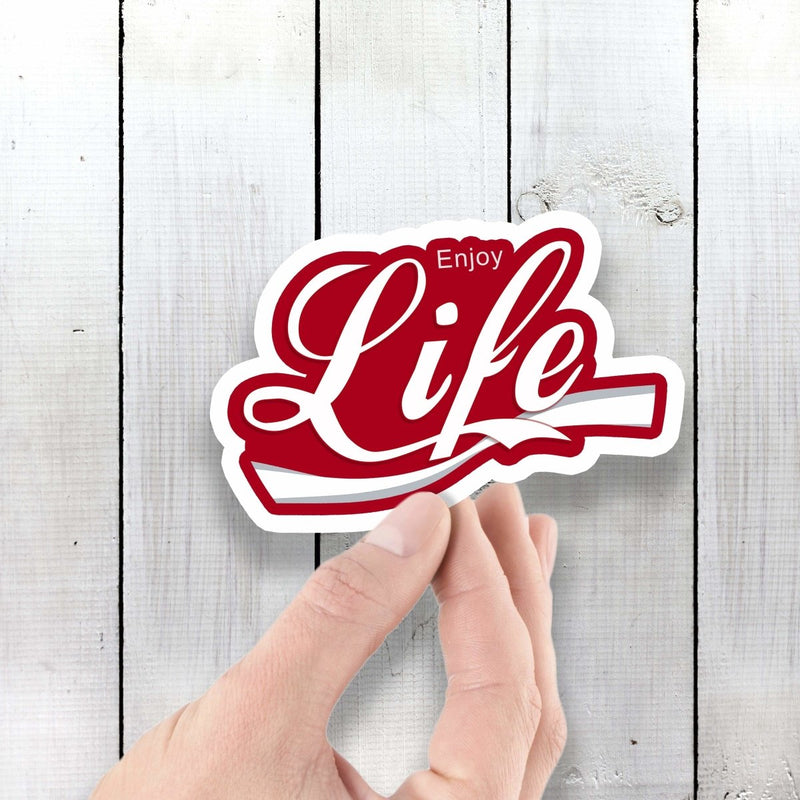 Enjoy Life - Vinyl Sticker - Dan Pearce Sticker Shop
