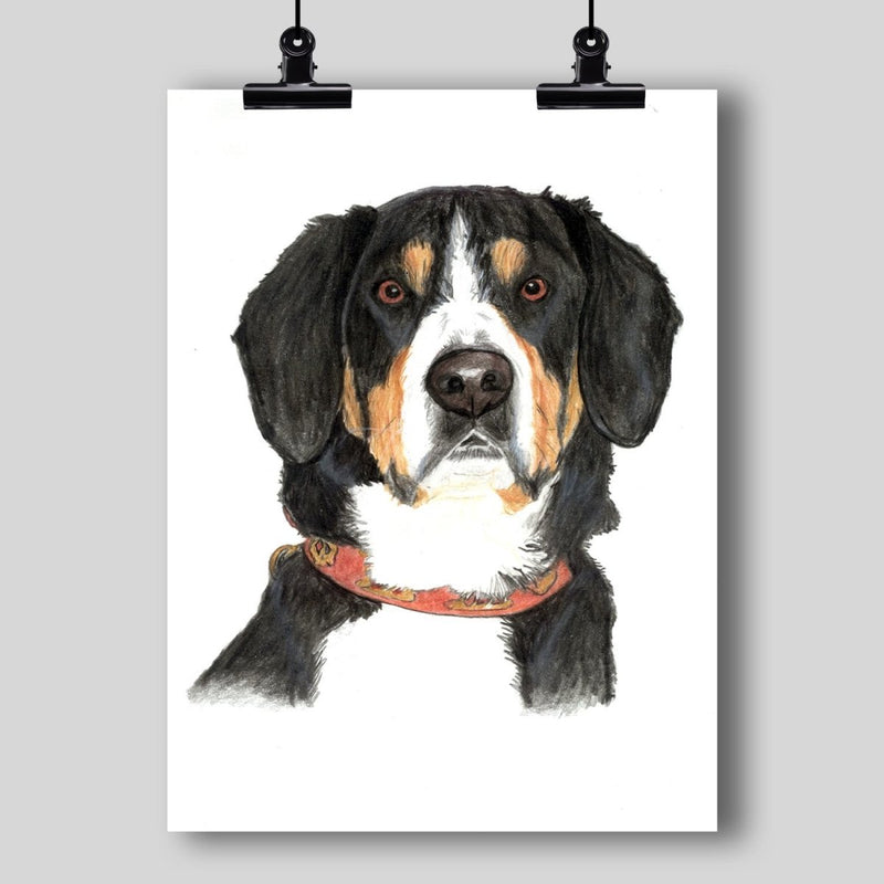 Entlebucher Fine Art Print - Dan Pearce Sticker Shop