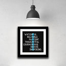 "FATHERS" Fathers Day Fine Art Print (