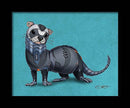 Ferret Robot Fine Art Print - Dan Pearce Sticker Shop