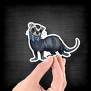 Ferret Robot - Vinyl Sticker - Dan Pearce Sticker Shop