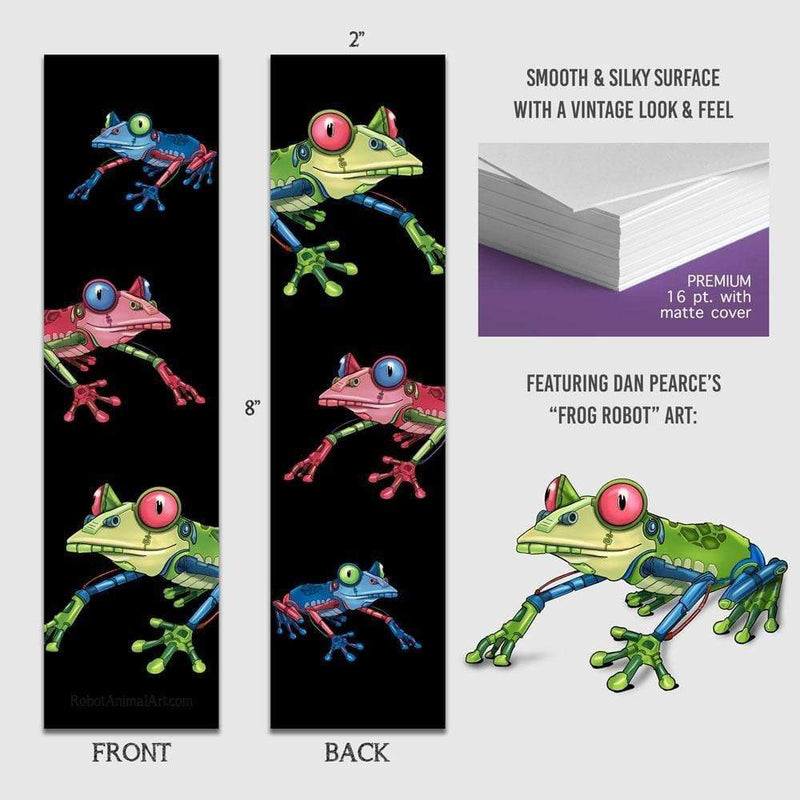 Frog Robot - Premium Bookmark - Dan Pearce Sticker Shop