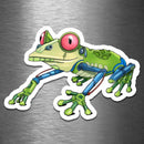 Frog Robot - Vinyl Sticker - Dan Pearce Sticker Shop