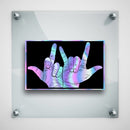 "Fuck You - I Love You" - Hologram Sticker - Dan Pearce Sticker Shop