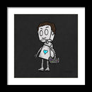 Gamer Adorable Robot Fine Art Print - Dan Pearce Sticker Shop