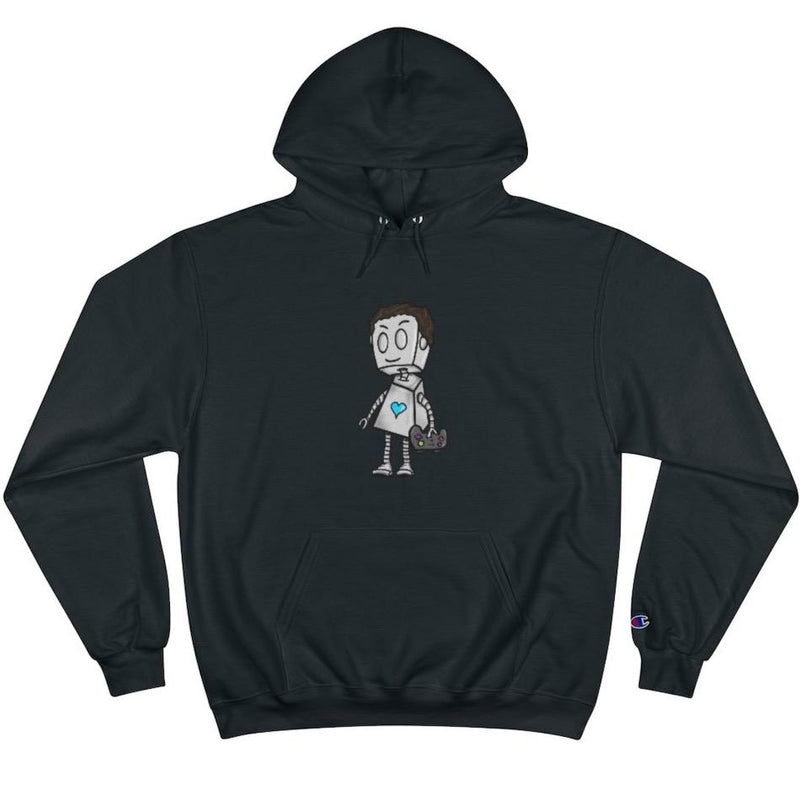 Gamer Adorable Robot - PREMIUM Champion® Hoodie - Dan Pearce Sticker Shop