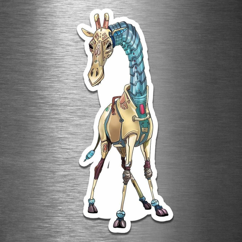 Giraffe Robot - Vinyl Sticker - Dan Pearce Sticker Shop