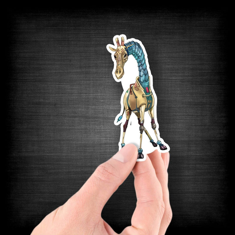 Giraffe Robot - Vinyl Sticker - Dan Pearce Sticker Shop