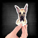 Great Dane (Bust Drawing) - Vinyl Sticker - Dan Pearce Sticker Shop