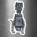 Great Dane Dog Robot - Vinyl Sticker - Dan Pearce Sticker Shop