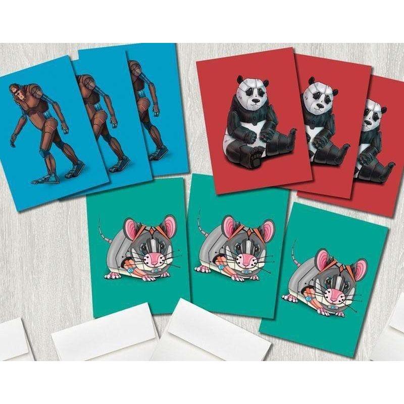 Greeting Card 9-Pack (Premium Pack F) - Dan Pearce Sticker Shop