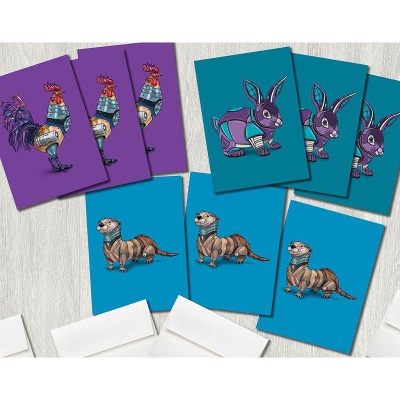 Greeting Card 9-Pack (Premium Pack G) - Dan Pearce Sticker Shop