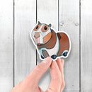 Guinea Pig Robot - Vinyl Sticker - Dan Pearce Sticker Shop
