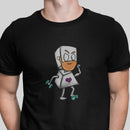Gym Rat Adorable Robot Premium Black T-Shirt - Dan Pearce Sticker Shop