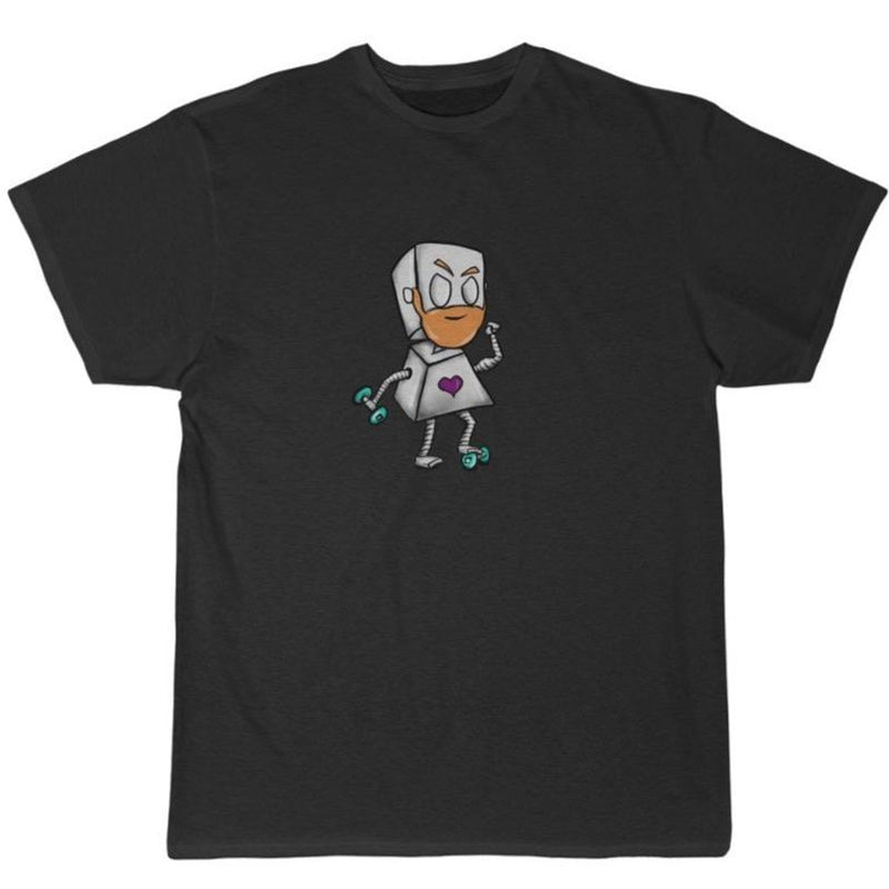 Gym Rat Adorable Robot Premium Black T-Shirt - Dan Pearce Sticker Shop