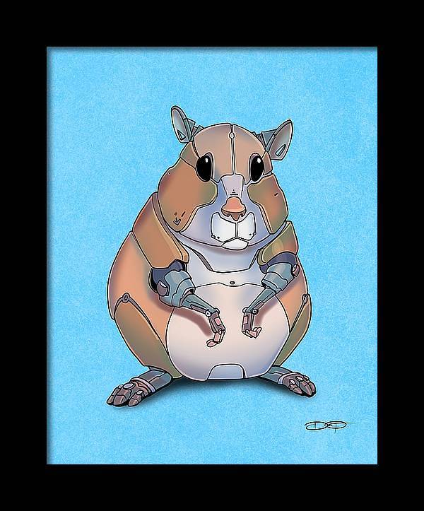 Hamster Fine Art Print - Dan Pearce Sticker Shop