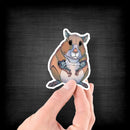 Hamster Robot - Vinyl Sticker - Dan Pearce Sticker Shop