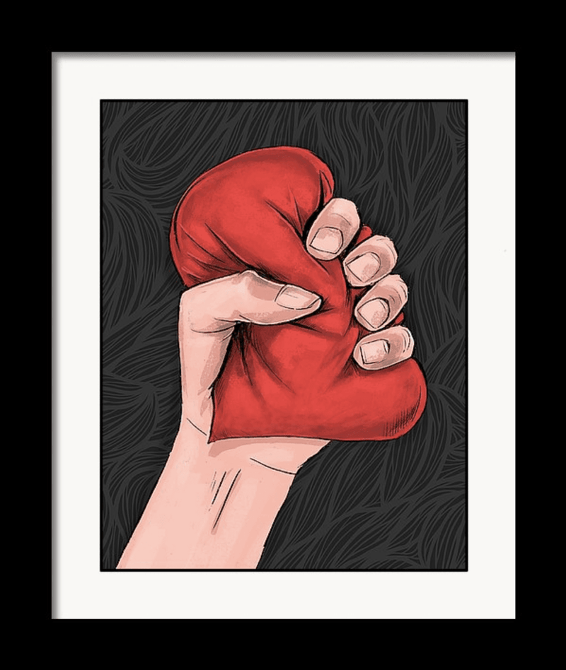 "Heart Crusher" Art Print - Dan Pearce Sticker Shop