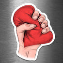 Heart Crusher - Vinyl Sticker - Dan Pearce Sticker Shop