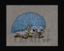 Hedgehog Robot Fine Art Print - Dan Pearce Sticker Shop