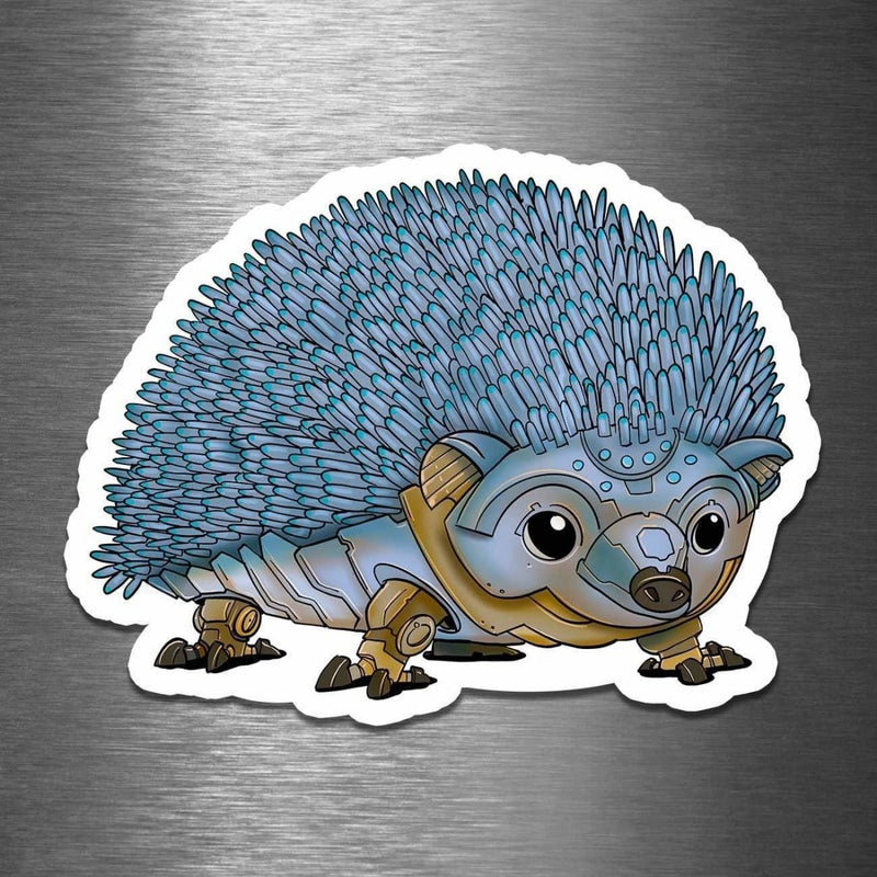 Hedgehog Robot - Vinyl Sticker - Dan Pearce Sticker Shop