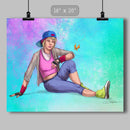 Hip Hopper "No Crowds to Watch" Hopeful Hopelessness - Remembering 2020 Art Print - Dan Pearce Sticker Shop