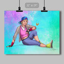 Hip Hopper "No Crowds to Watch" Hopeful Hopelessness - Remembering 2020 Art Print - Dan Pearce Sticker Shop