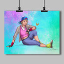 Hip Hopper "No Crowds to Watch" Hopeful Hopelessness - Remembering 2020 Art Print - Dan Pearce Sticker Shop