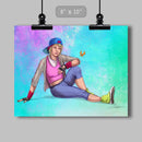 Hip Hopper "No Crowds to Watch" Hopeful Hopelessness - Remembering 2020 Art Print - Dan Pearce Sticker Shop