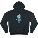 Hoodie & Wine Adorable Robot - PREMIUM Champion® Hoodie - Dan Pearce Sticker Shop