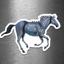 Horse Robot - Vinyl Sticker - Dan Pearce Sticker Shop