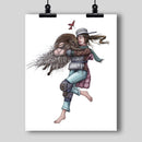 "How to Hug a Porcupine" Art Print