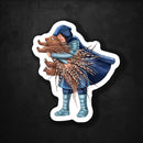 How to Hug a Porcupine - Premium Sticker - Dan Pearce Sticker Shop