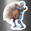How to Hug a Porcupine - Vinyl Sticker - Dan Pearce Sticker Shop