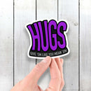 HUGS - Give 'Em Like You Mean 'Em - Vinyl Sticker - Dan Pearce Sticker Shop
