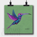 Hummingbird Robot Fine Art Print - Dan Pearce Sticker Shop