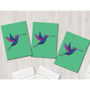 Hummingbird Robot Premium Greeting Card(s) - Dan Pearce Sticker Shop