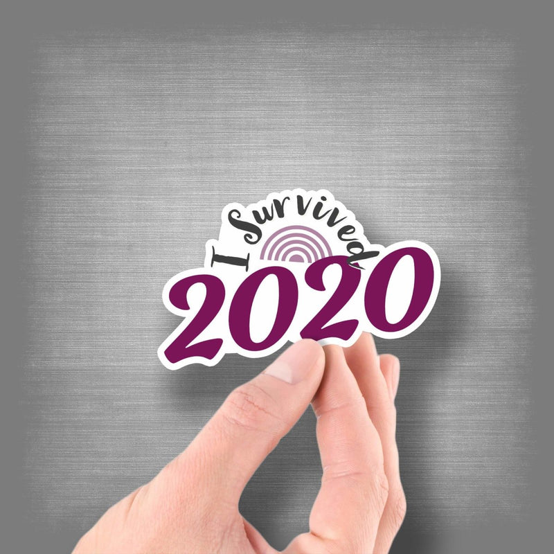 "I Survived 2020" Vinyl Sticker - Dan Pearce Sticker Shop