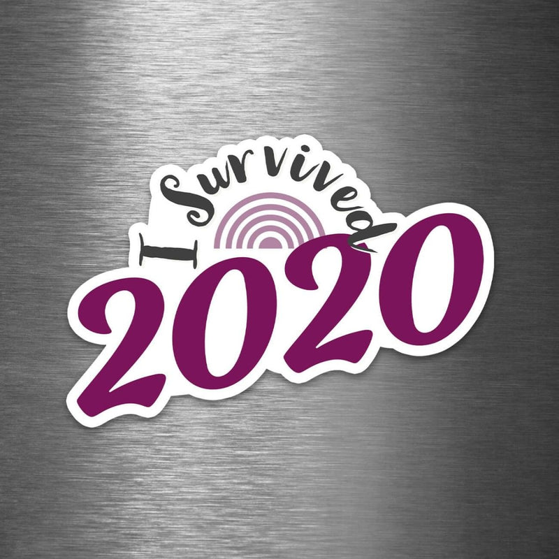 "I Survived 2020" Vinyl Sticker - Dan Pearce Sticker Shop