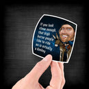 If You Look Close Enough, That High Horse People Like to Ride On Is Actually a Donkey - Vinyl Sticker - Dan Pearce Sticker Shop