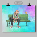 "Inspirationless Artist" Hopeful Hopelessness - Remembering 2020 Art Print - Dan Pearce Sticker Shop