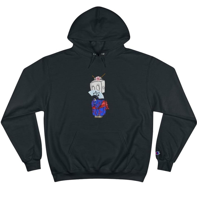 Japanese Adorable Robot - PREMIUM Champion® Hoodie - Dan Pearce Sticker Shop