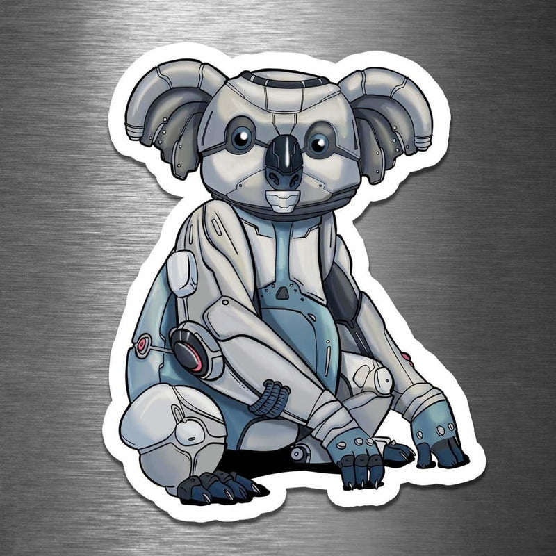 Koala Bear Robot - Vinyl Sticker - Dan Pearce Sticker Shop
