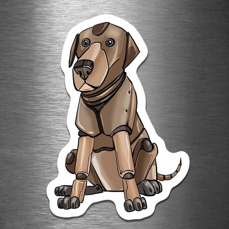 Labrador Retriever Dog Robot - Vinyl Sticker - Dan Pearce Sticker Shop